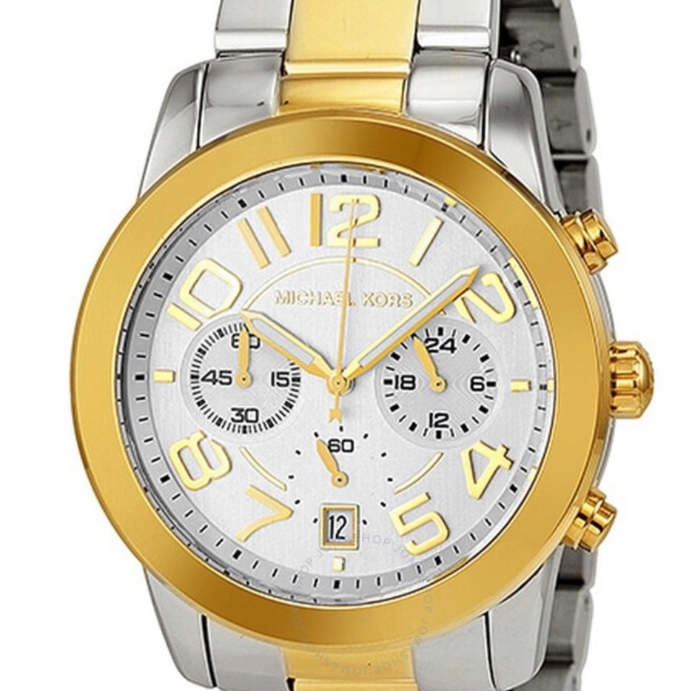 Michael Kors silver and gold watch